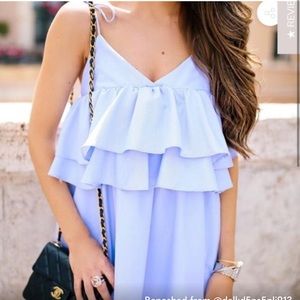 Ruffle Mini Dress